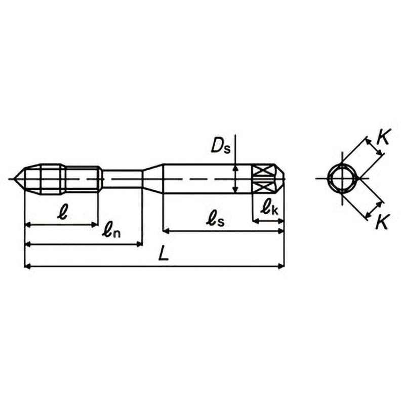 ■ヤマワ チタンコーティングスパイラルタップ AU+SP P4 M20X2.5 AUSPP4M20X2.5(8644064) ヤマワ チタンコーティングスパイラルタップ AU+SP P4 M18X2.5