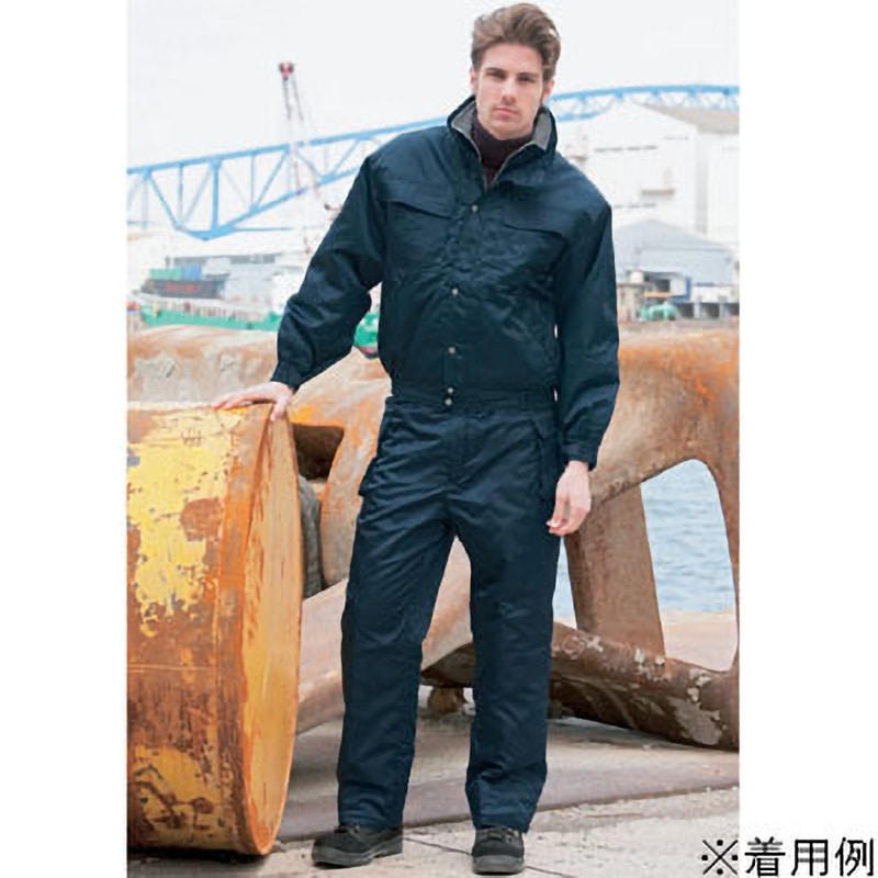 48080 48080 ブルゾン(フード付) 自重堂 名入れ可(防寒) ネイビー色 M