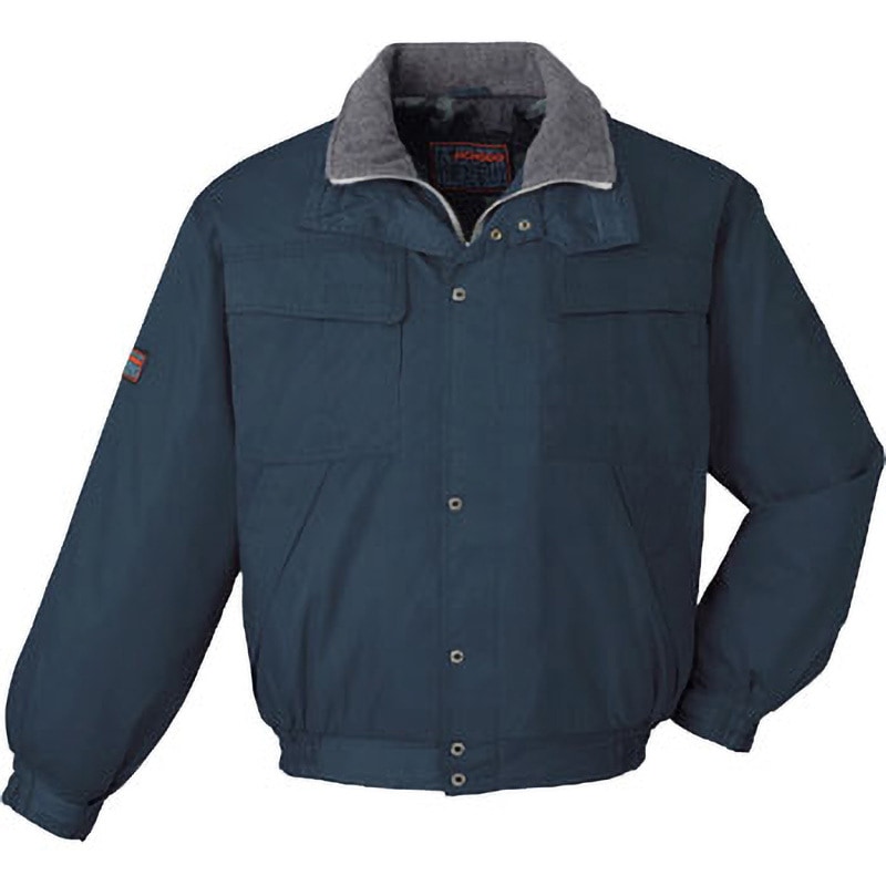 48080 48080 ブルゾン(フード付) 自重堂 名入れ可(防寒) ネイビー色 M