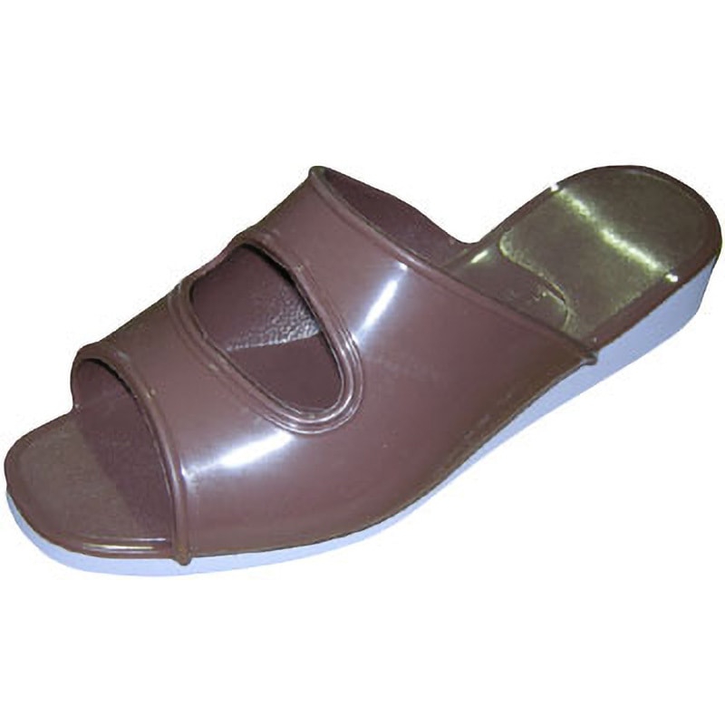 上履きスリッパ ニューモード 内外ゴム 茶色 - 【通販モノタロウ】
