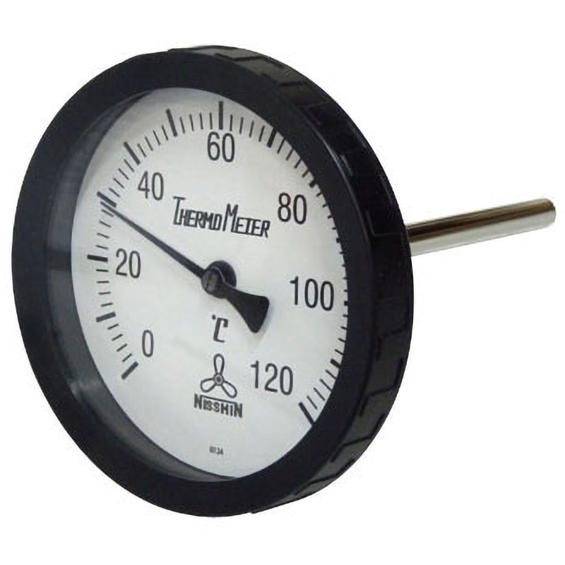 NBT-WT バイメタル温度計(裏型) 日新計器 測定範囲0～120℃   NBT-WT 5,710円