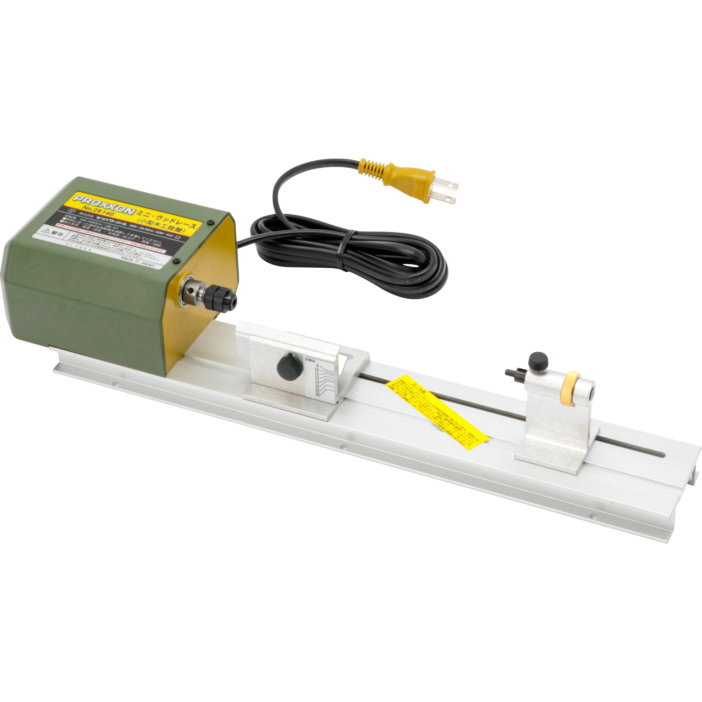 電動工具 プロクソン(PROXXON) ミニウッドレース 小型卓上木工旋盤 ウキ・ルアーの制作に便利 No.28140 プロクソン(PROXXON) ミニウッドレース 可変速 小型卓上木工旋盤