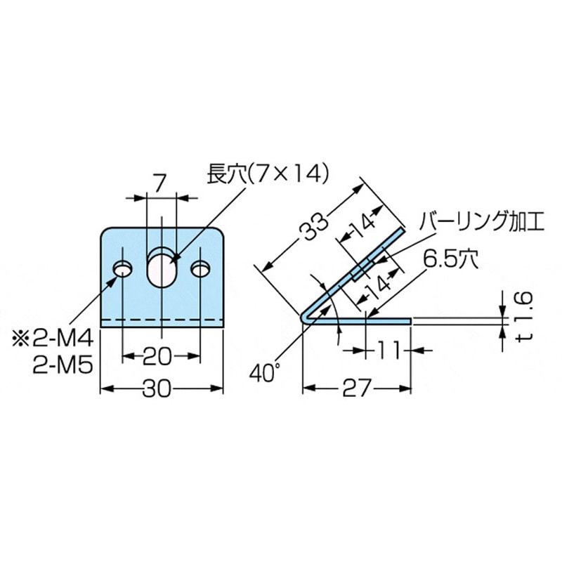 KS-1T-4-3C 取付金具 カメダデンキ ねじ径M4 1袋(10個) KS-1T-4