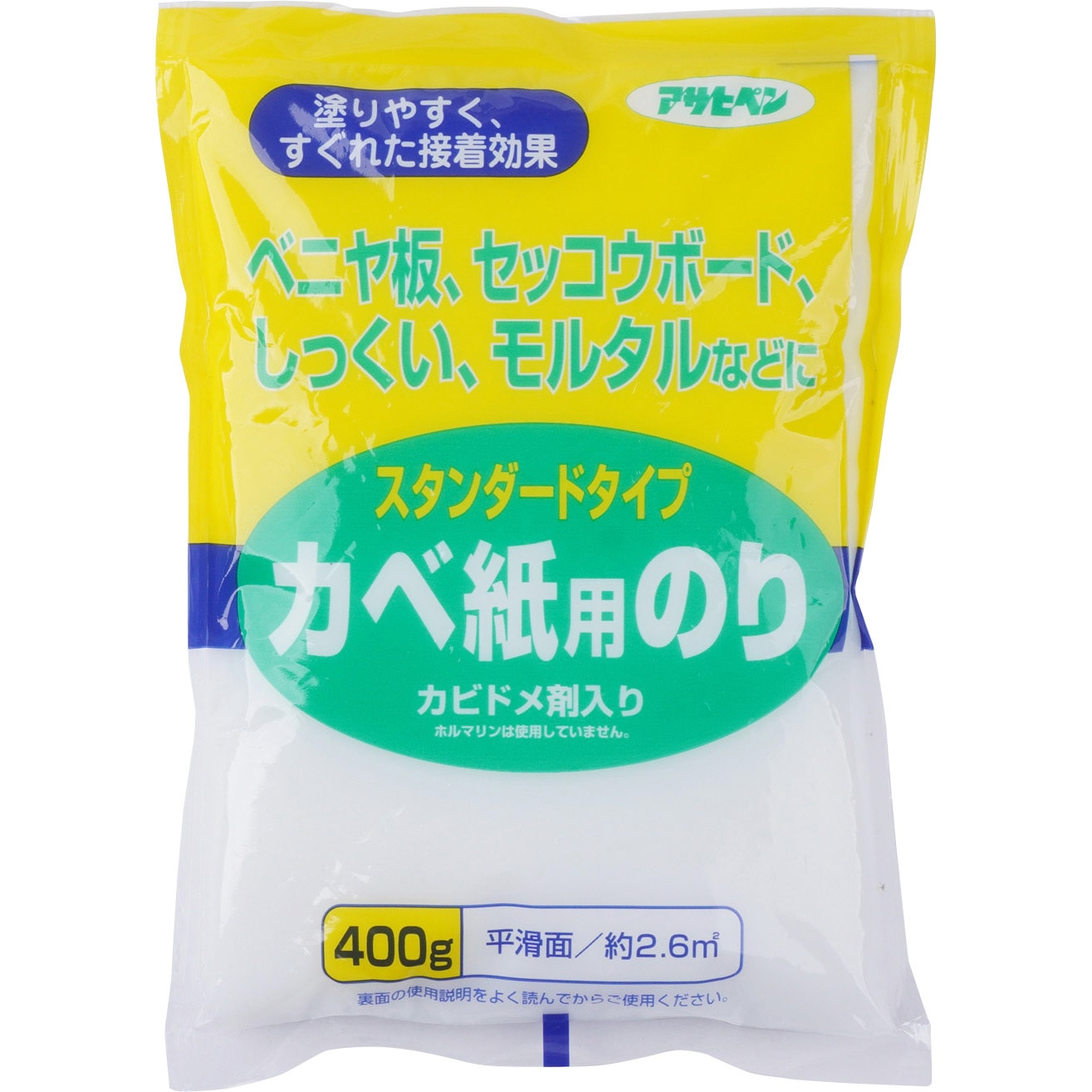 763 カベ紙用のり 1袋(400g) アサヒペン 【通販モノタロウ】