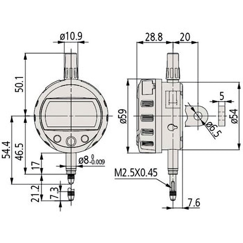 ID-C1012CNX(JCSS校正証明書付) デジマチックインジケータ Mitutoyo(ミツトヨ) 測定範囲12.7mm