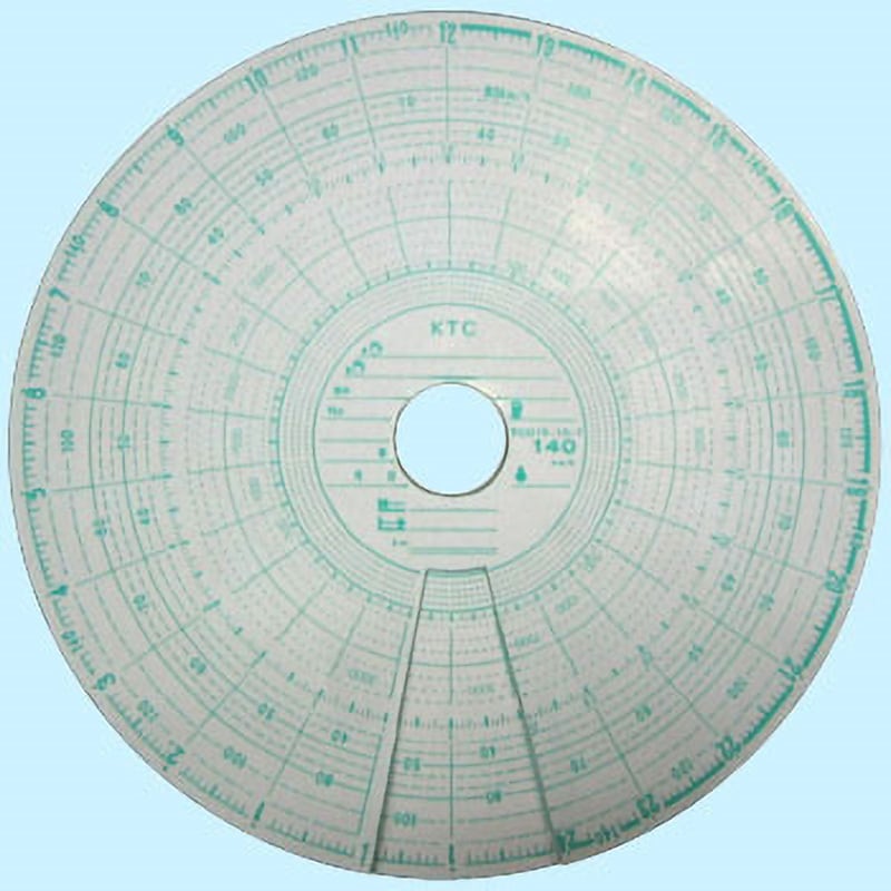 L-7-140 タコグラフ チャート紙 1セット(10枚) 小芝記録紙 【通販 