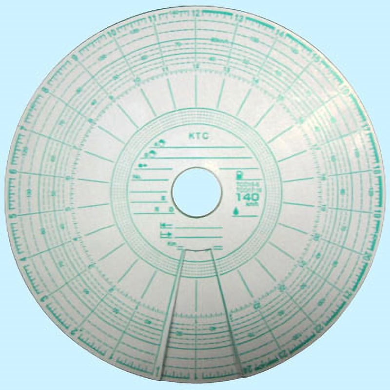 M-7-140 タコグラフ チャート紙 1セット(10枚) 小芝記録紙 【通販 