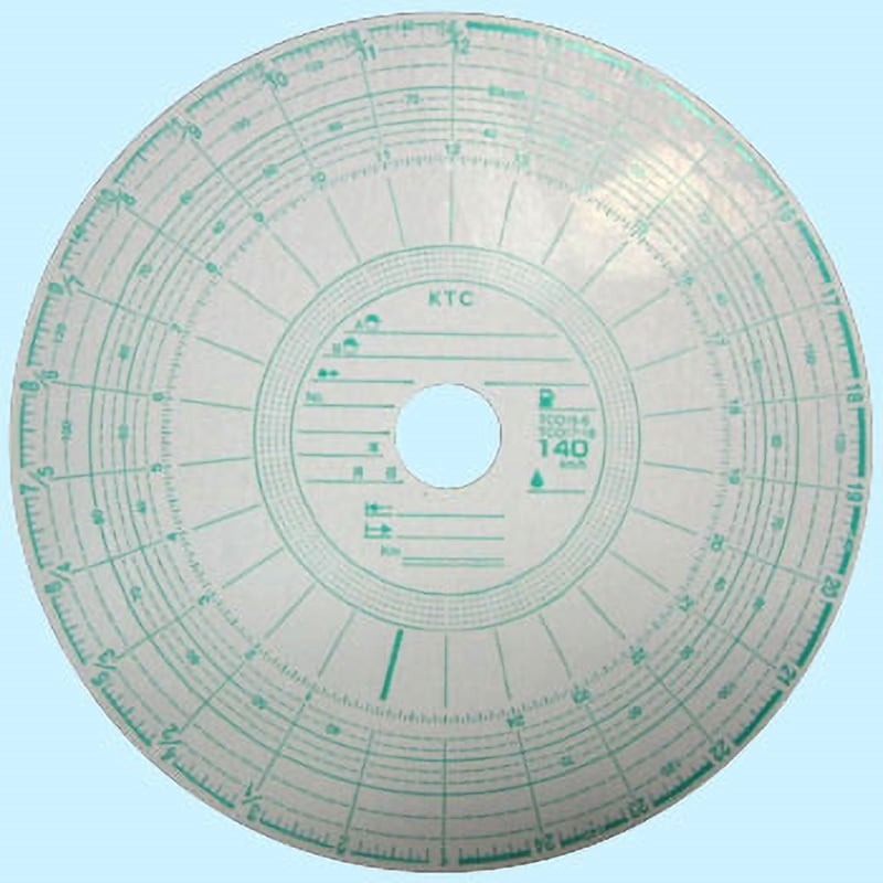 M-26-140 タコグラフ チャート紙 1セット(100枚) 小芝記録紙 【通販 