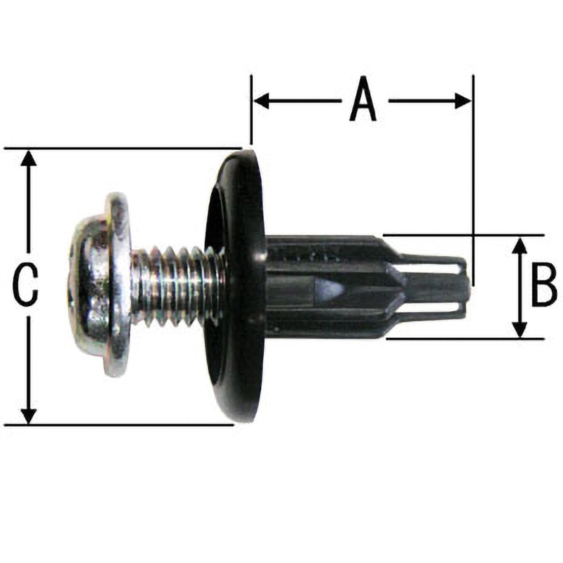 MD18-10 ダイハツタイプ クリップ 1袋(10個) Modes 【通販モノタロウ】