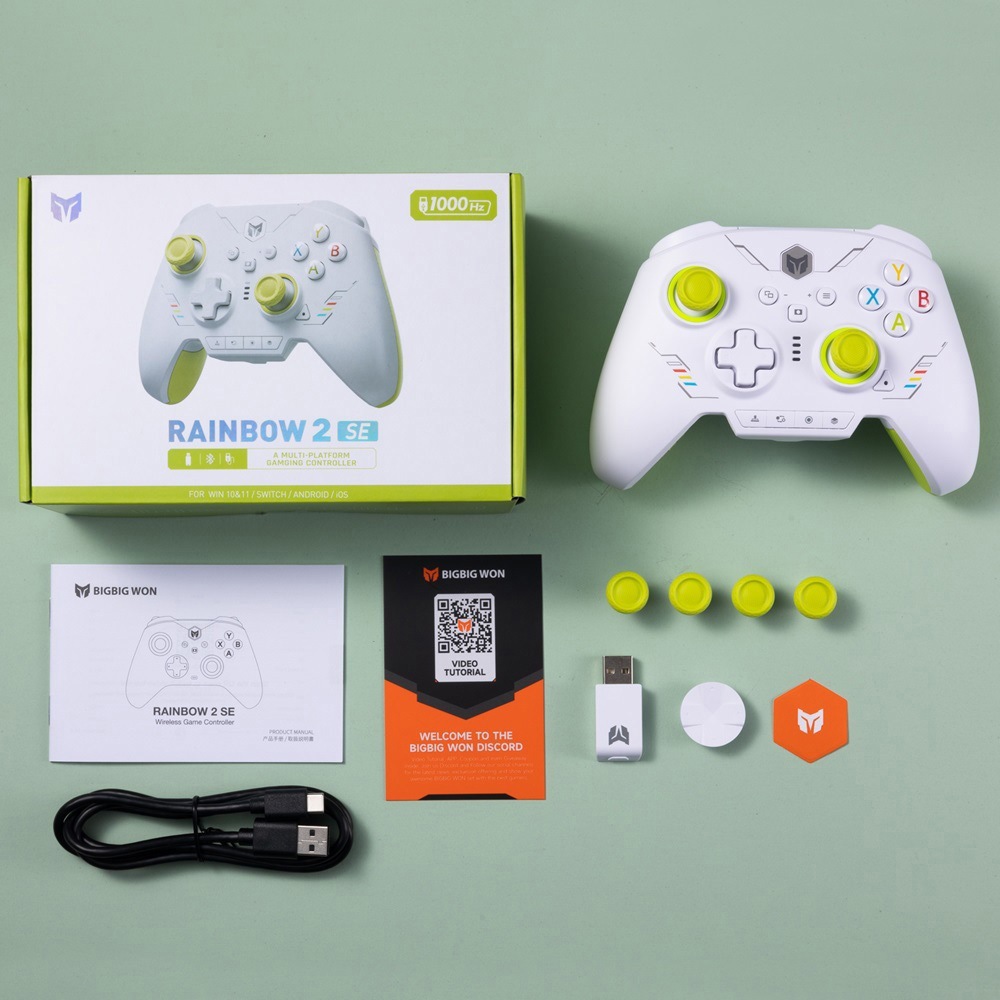 RAINBOW 2 SE Green モバイルゲーミングコントローラー 1個 BIGBIG WON