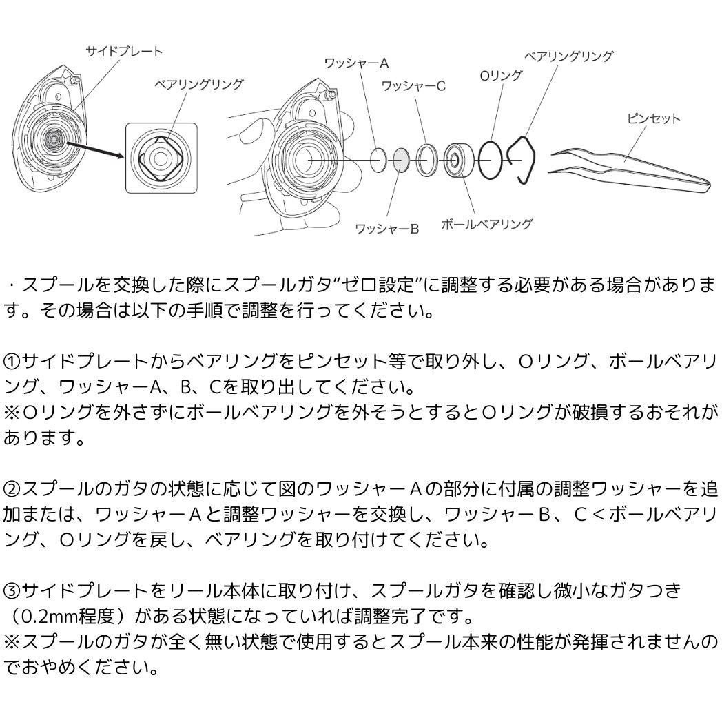 16lb-80m SV BOOST Φ32・22.5 スプール G1 1個 SLP WORKS(エスエルピー