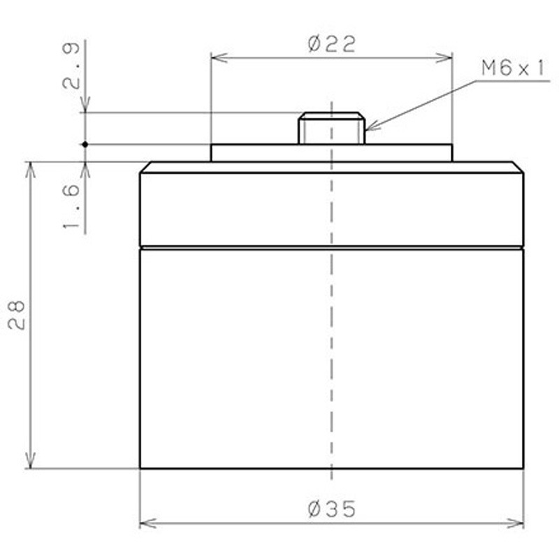 VP35SS-M6-S3 真空パッド スポンジタイプ ネジ付き 1個 PISCO(ピスコ) 【通販モノタロウ】