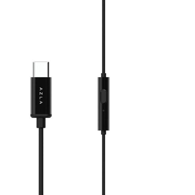 AZL-AIM-C-BK AZLA USB Type-C接続 マイク付きイヤホン【オンライン
