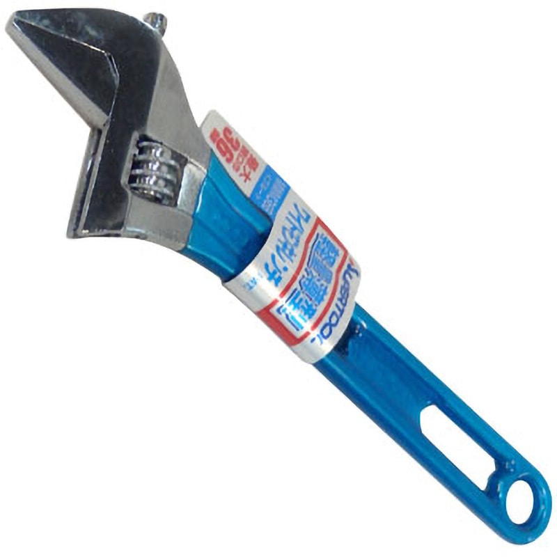 MWM36B ワイドモンキーレンチカラーグリップ付 スーパーツール ブルー