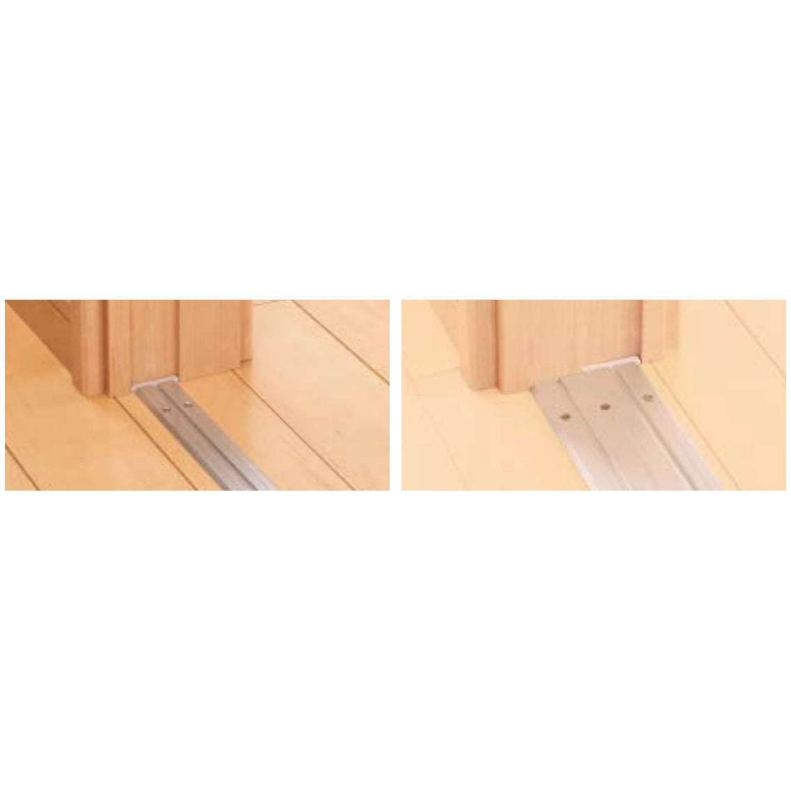 DCRS57B-S 床直付けレール ウッドワン 寸法2363×114×3mm 1セット