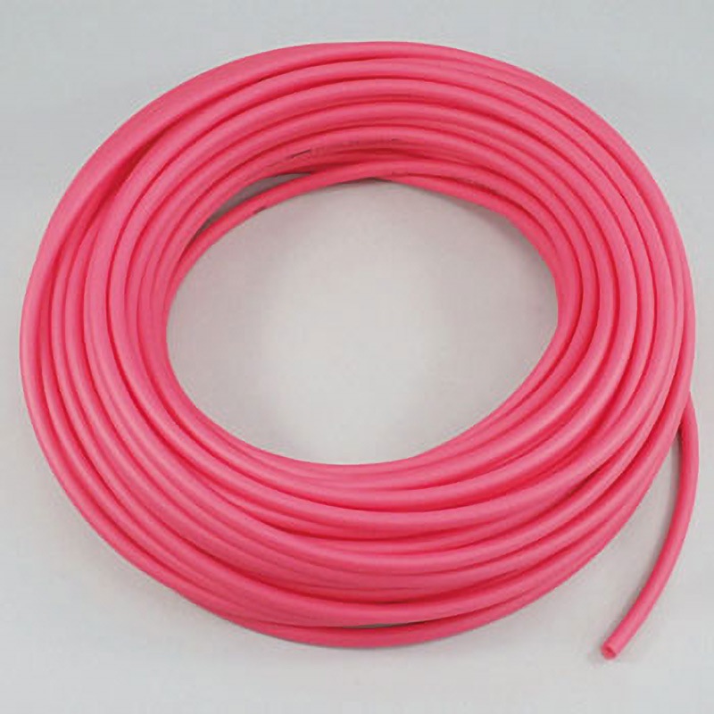 TA10X6.5-50 テクノエール(エアー用) プラス・テク レッド色 柔軟性/滑り性 空気用 内径6.5mm外径10mm長さ50m