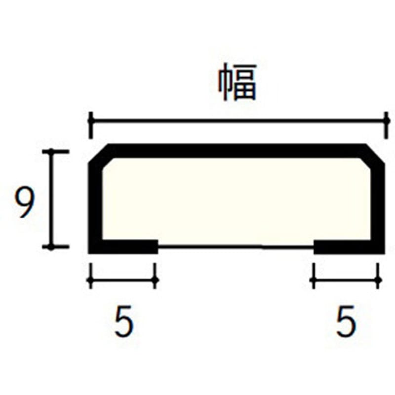 DHBA30-2-PW サッシ見切り材 ウッドワン 幅30mm長さ3700mm厚さ9mm 1