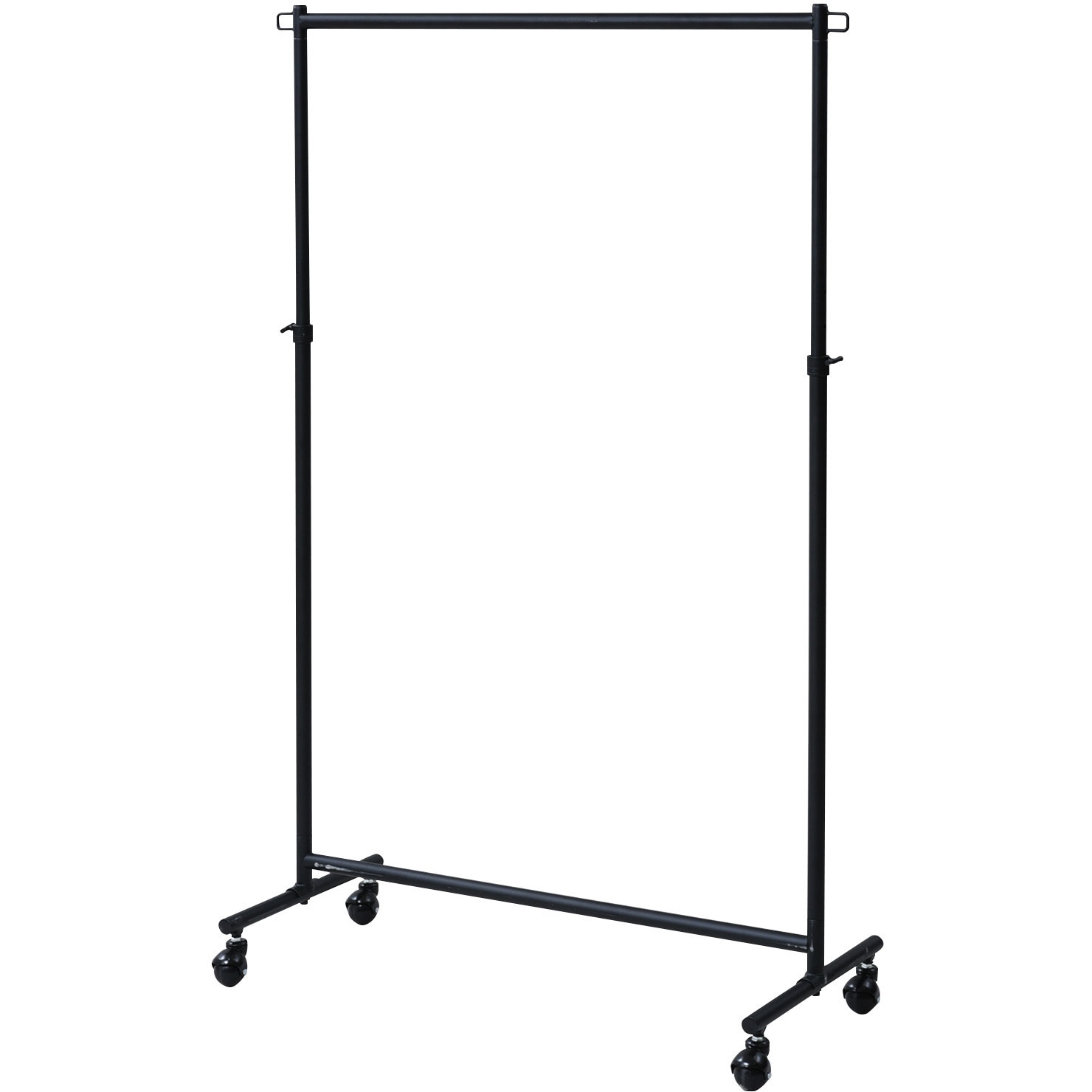 YIH-S(MBK) 頑丈ハンガーラック キャスター付き YAMAZEN(山善) マット