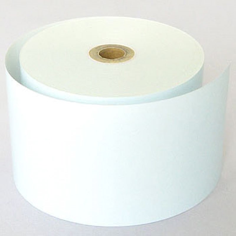 23-400700-50 カラーサーマルロール紙 58mm 小林 水色 外径80mm 1セット(200巻) 23-400700-50