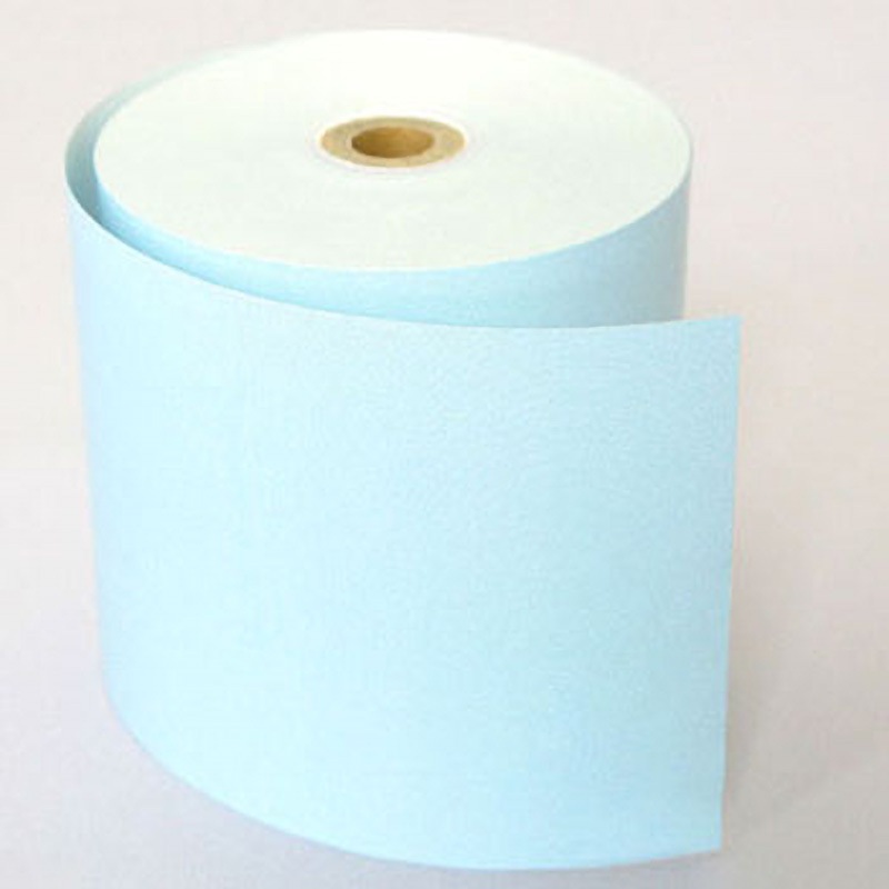 23-401600-50 カラーサーマルロール紙 80mm 小林 青色  1セット(200巻) 23-401600-50