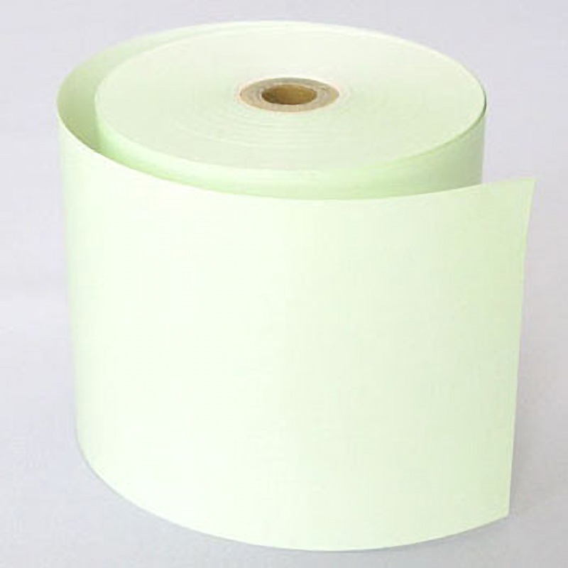 23-401500-50 カラーサーマルロール紙 80mm 小林 緑色  1セット(200巻) 23-401500-50