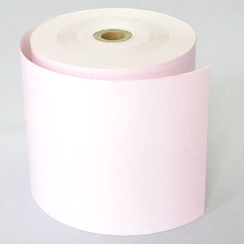 23-401100-50 カラーサーマルロール紙 80mm 小林 ピンク色  1セット(200巻) 23-401100-50