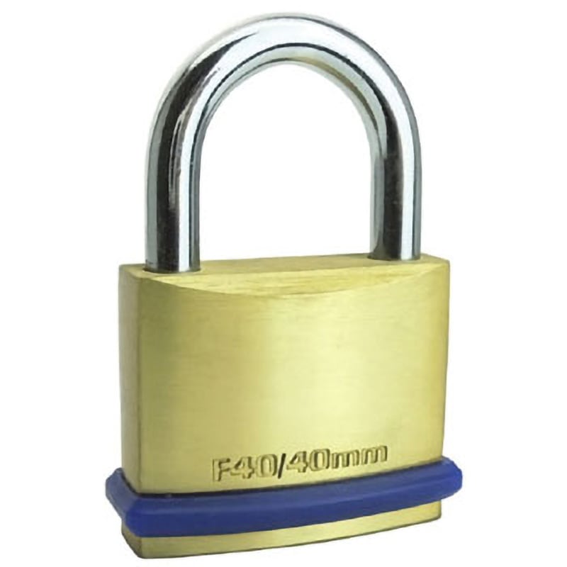 F40-P シリンダー南京錠 FEDERAL 材質(ツル)鉄 黄銅製 - 【通販