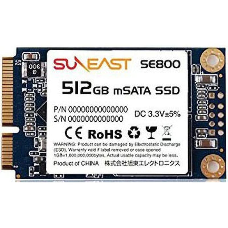 SE800-m512GB 内蔵SSD mSATA 1個 SUNEAST(サンイースト) 【通販サイト ...