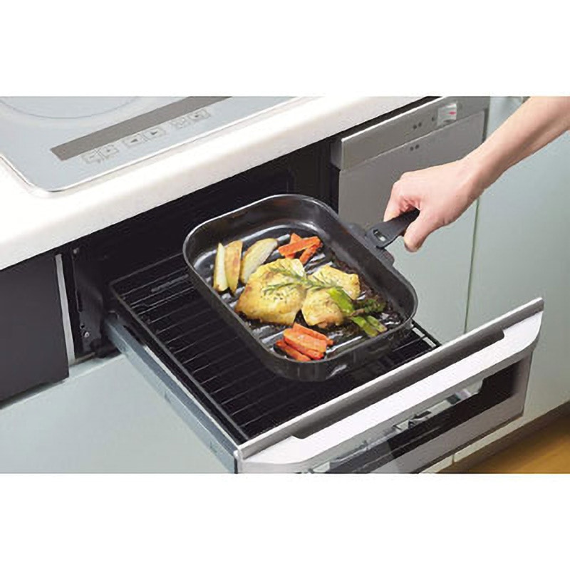 Toffy 電子レンジ用 グリルパン フタ付き レンジ調理器 魚焼き