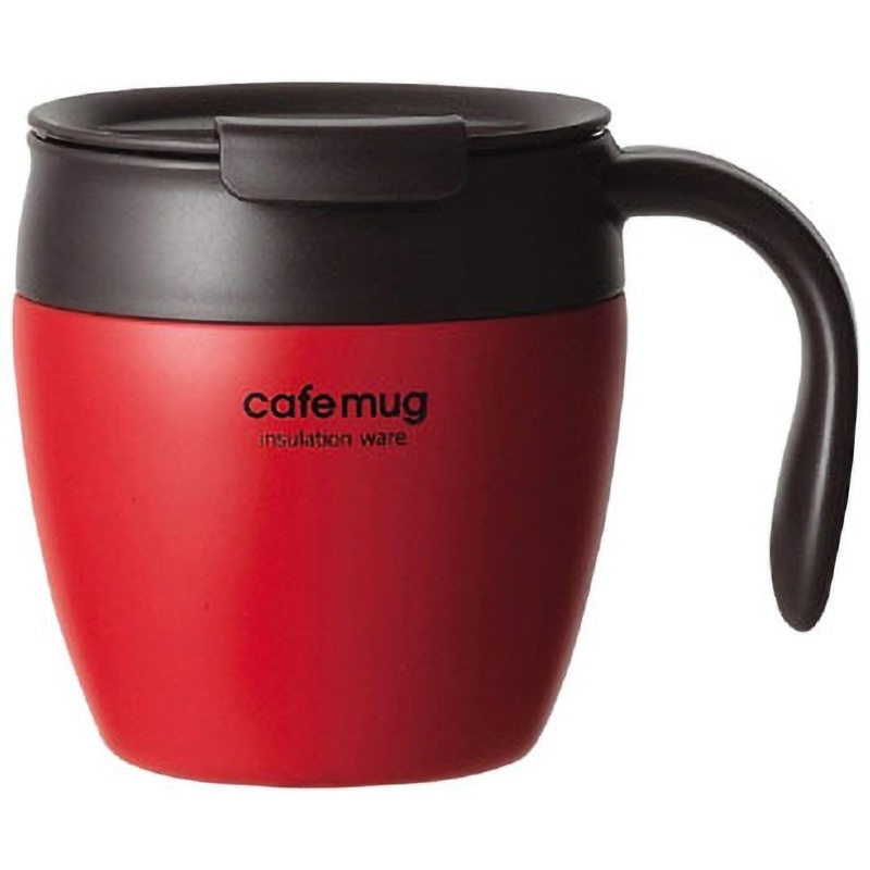 HB-4032 カフェマグアンティーク 真空蓋付マグカップ330 1個 パール