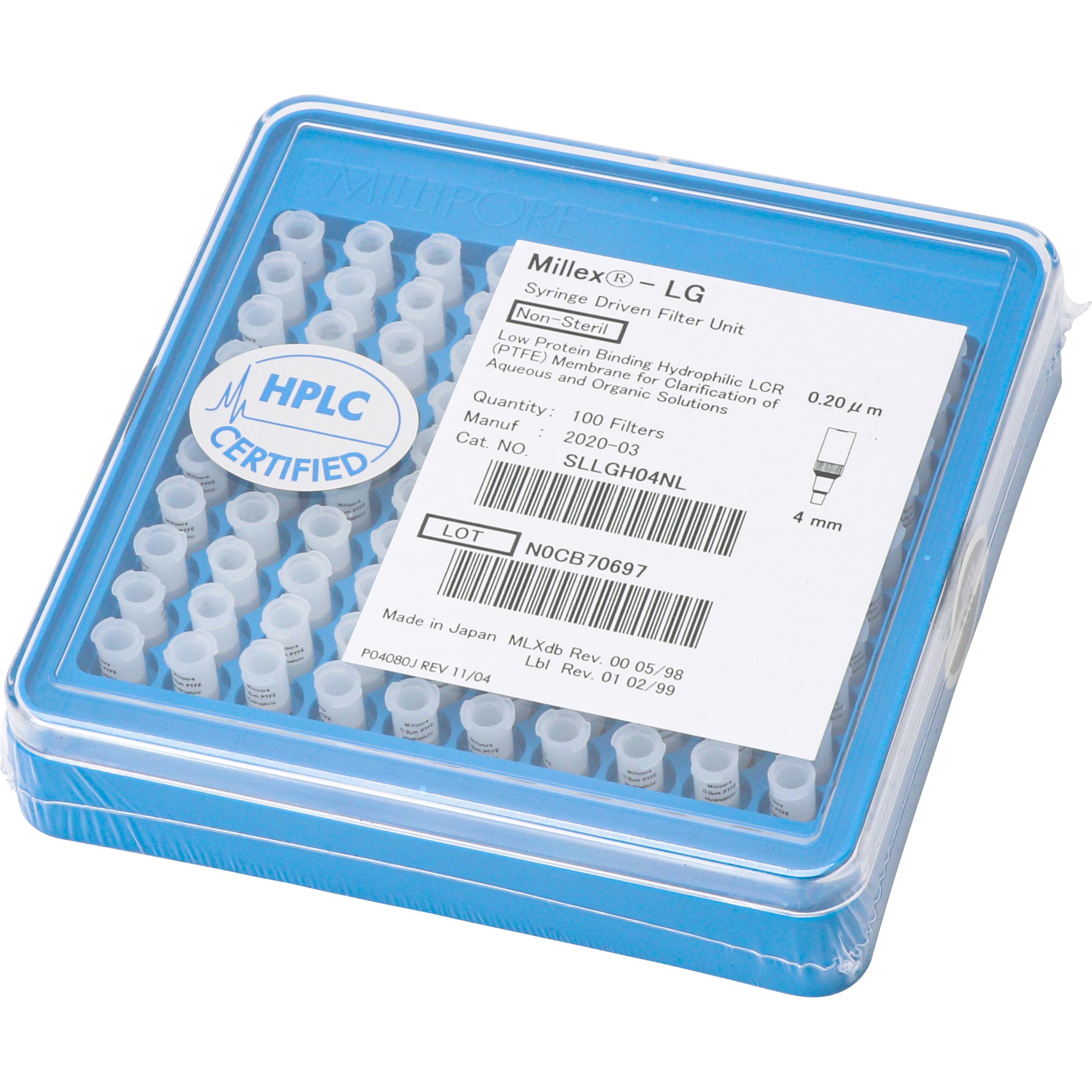 SLLGH04NL マイレクス(HPLC前処理) 1ケース(100個) Merck(メルク