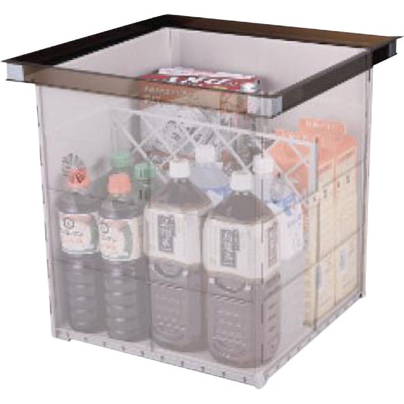 SPG 収納庫 らくらく床下収納庫 460角 SFC460B 深型(一般) 日本製 ブロンズ : SPG 収納庫 らくらく床下収納庫 460角 SFS460B 浅型