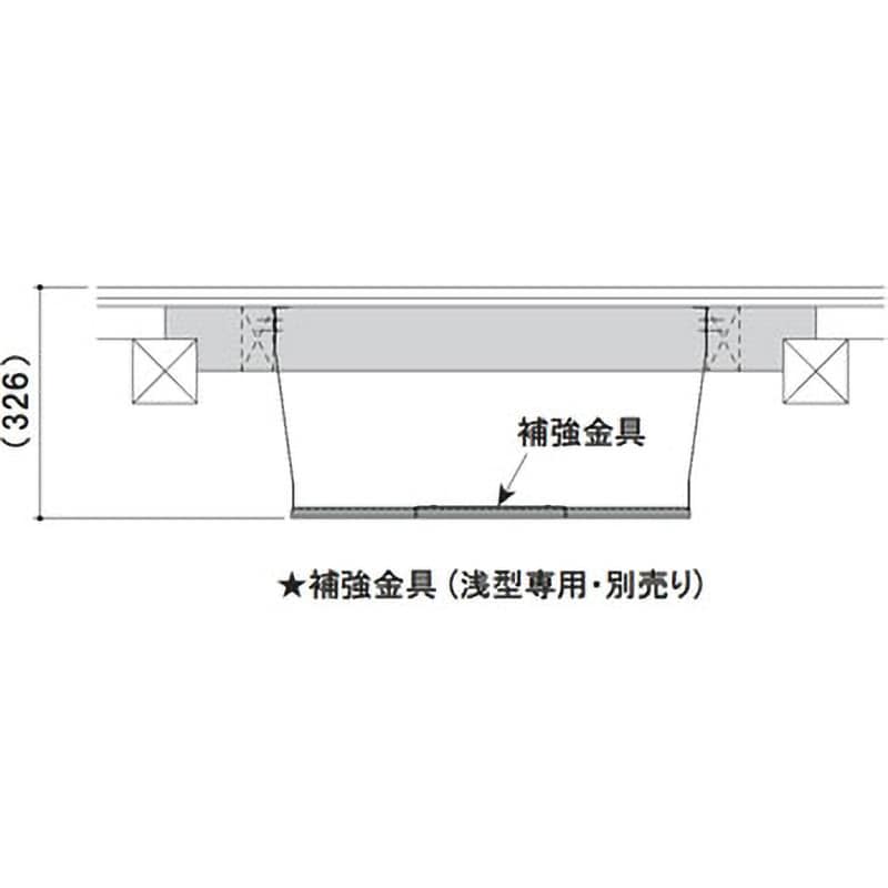 SFS606B らくらく床下収納庫(ノックダウン式) 浅型 SPG(サヌキ) 606角サイズ - 【通販モノタロウ】