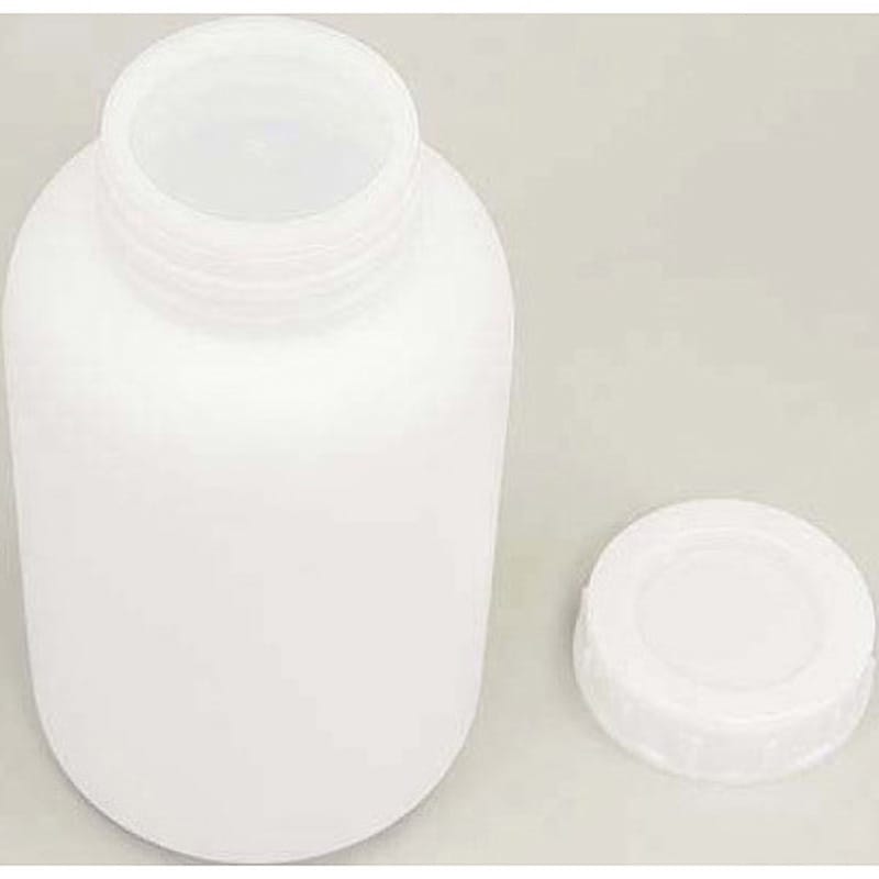 3L 広口瓶(HDPE・目盛りなし) アズワン 色(本体)白 3L 1個 【通販