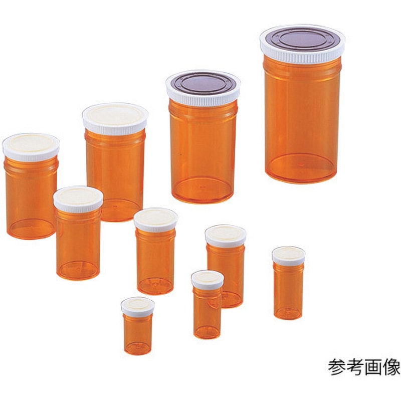 S-200 茶 スチロール棒瓶(標本瓶) アズワン 200mL 茶色 1本 【通販