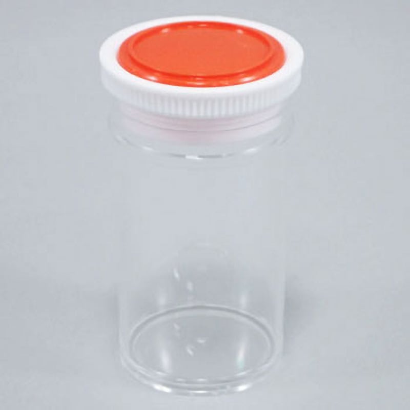 S-40 スチロール棒瓶(標本瓶) アズワン 40mL 透明色 1本 - 【通販