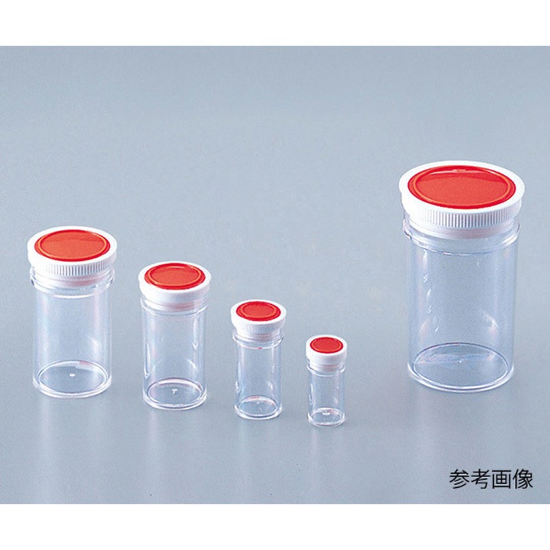 S-300 ラボランスチロール棒瓶(標本瓶) アズワン 300mL 1箱(22本