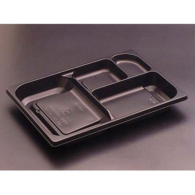 中皿1 饗膳10中皿 リスパック 黒色  1ケース(50枚×12袋)