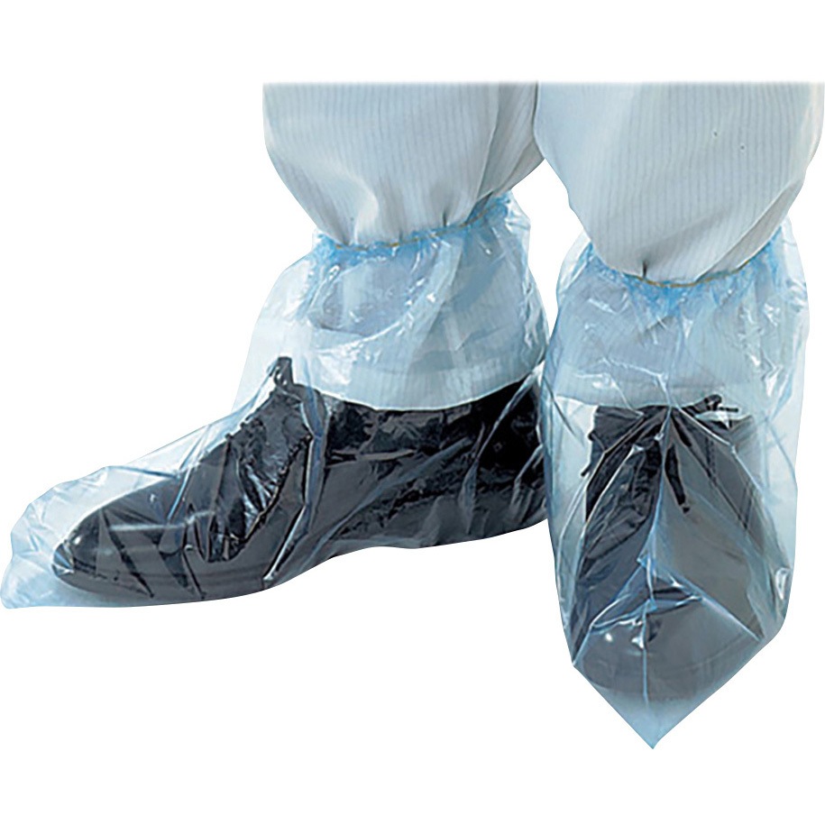 ディスポシューズカバー(PE) アズワン ロングタイプ 区分:使い捨て