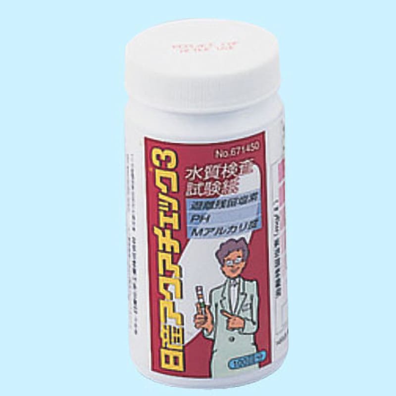 671450 残留塩素試験紙(アクアチェック) 日産化学 スティックタイプ
