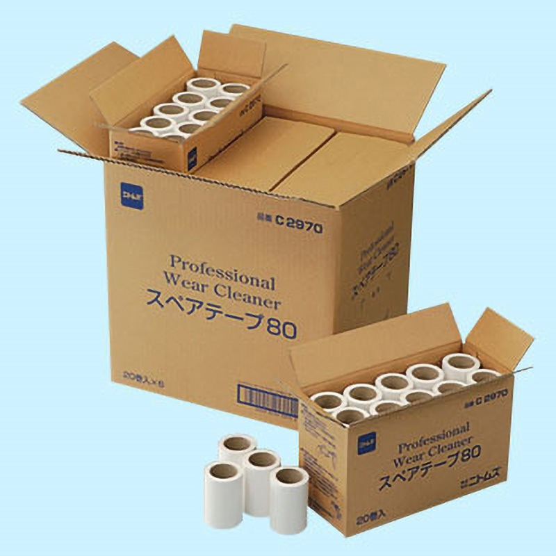 ニトムズ プロフェッショナルウェアクリーナークッションスペア80 C3362 1箱（20本）〔×5セット〕 スペア80 プロフェッショナルウェアクリーナー用 オプション 1箱(20巻