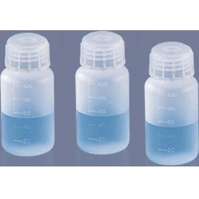 100ml 目盛り耐熱ガラス瓶 青色キャップ　10個セット 100ml 目盛り耐熱ガラス瓶 青色キャップ 10個セット SIMAX ねじ口瓶