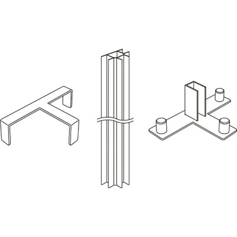 SP10-JT・SP10T・SP10-BT パネルパーティションシリーズ AVANパーツ T字ポールセット 1セット サンクリエイト 【通販モノタロウ】