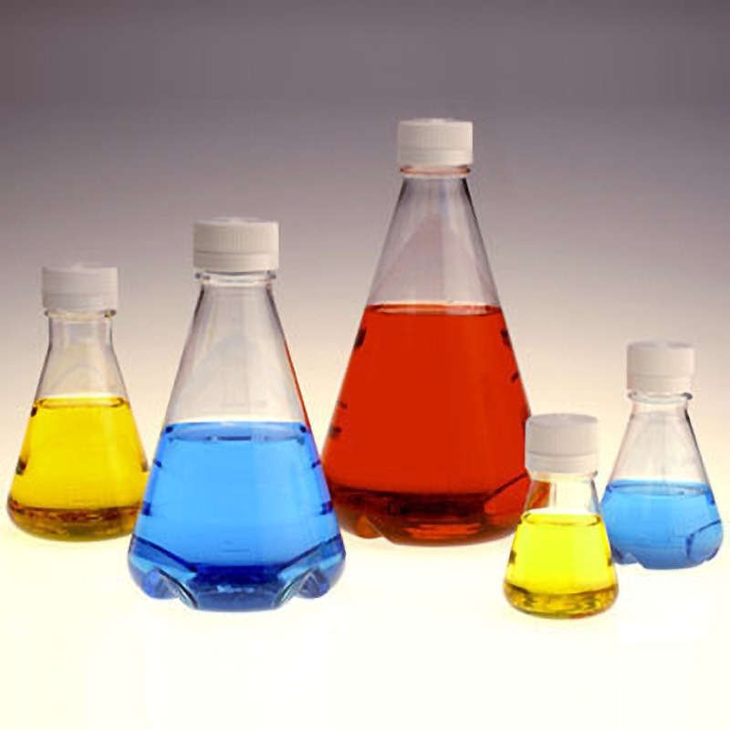 4113-0250 滅菌三角フラスコ NALGENE(ナルゲン) 250mL バッフル底タイプ  1袋(12個)