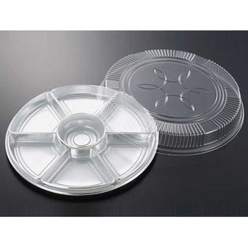 3W DXオードブル丸 4点セット 1ケース(20枚×3袋) 中央化学 【通販モノタロウ】