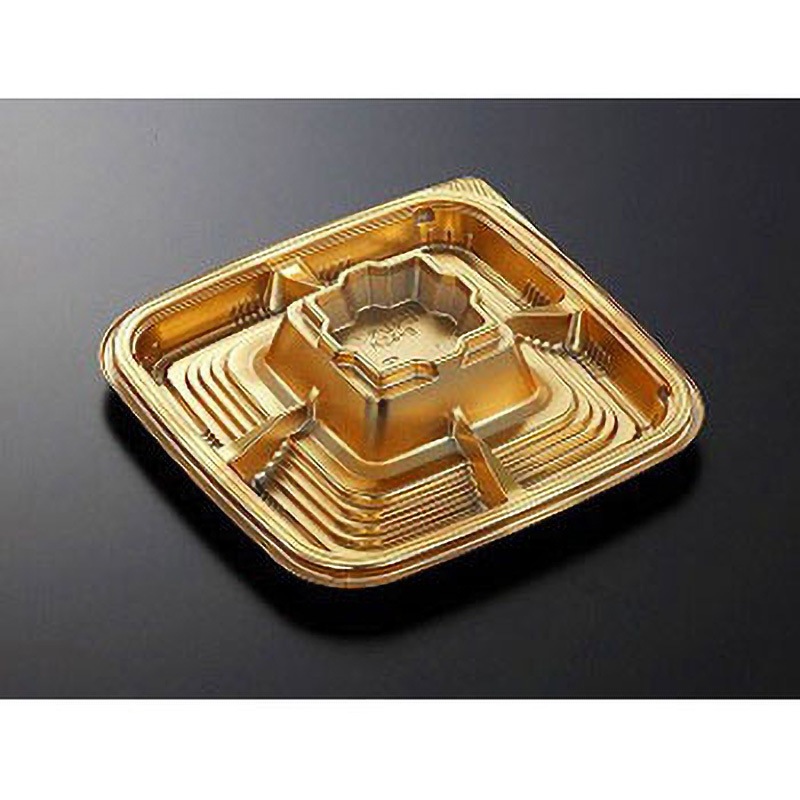 K24-5 G-BK オードブル容器 DXデリデコ 身 中央化学 本体  1ケース(20枚×18袋) K24-5 G-BK