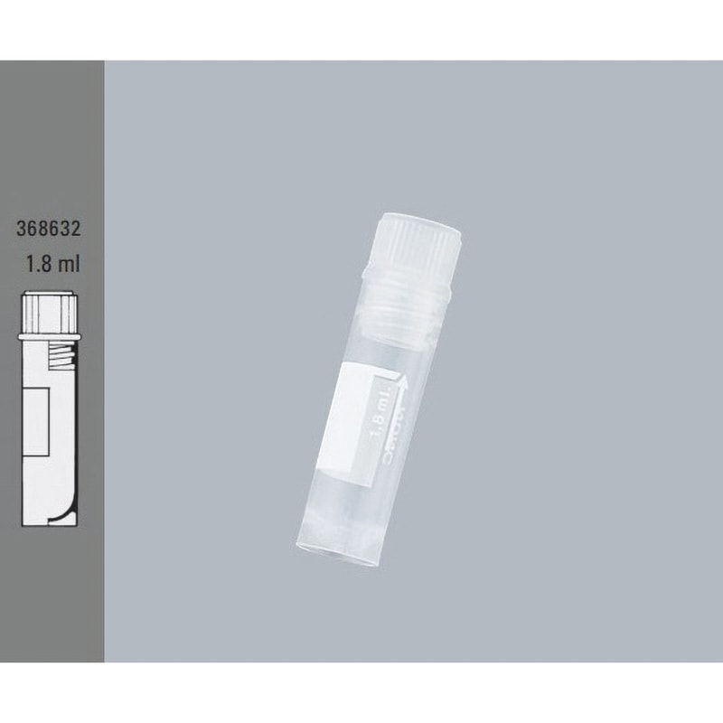368632 クライオチューブ NUNC(ヌンク) 容量2mL  1箱(50個×9包)