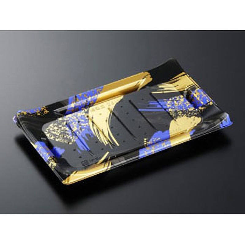 24-15 HS波ね皿 身 中央化学 本体 光琳BK-BK  1ケース(50枚×12袋) 24-15