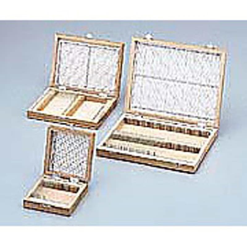 ▽木製プレパラートケース 20箱セット スライドガラス 100枚収納 50枚