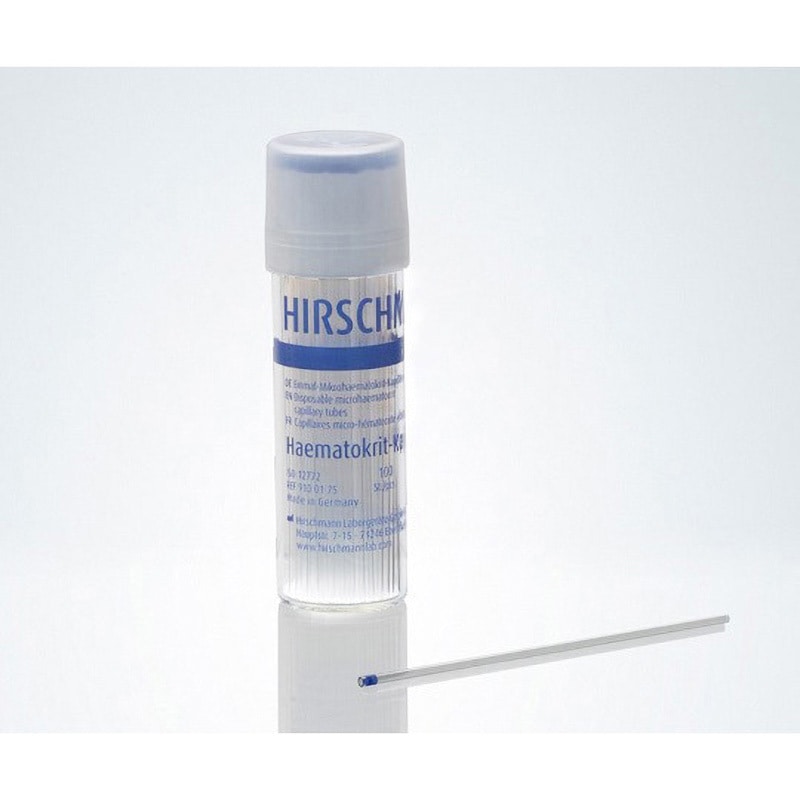 （まとめ）ヘマトクリット毛細管 200本入 赤 362-566
